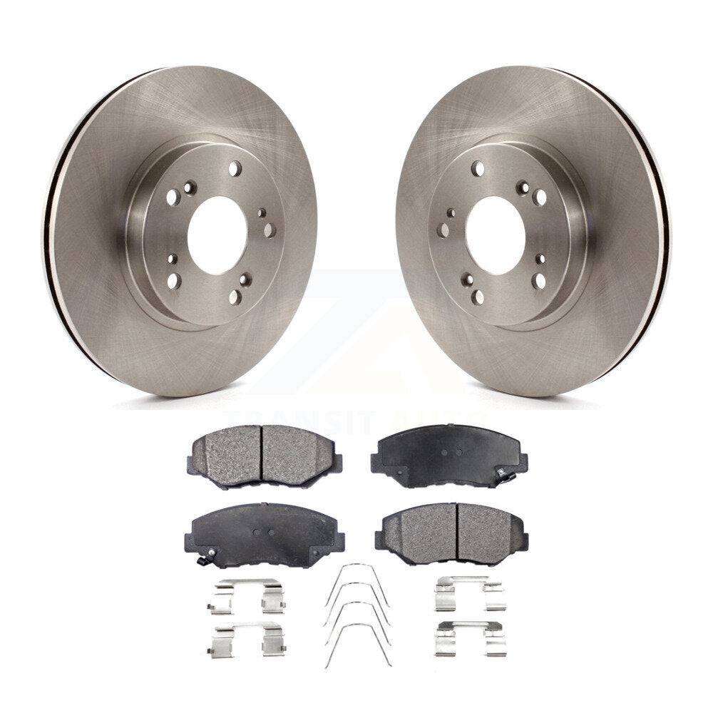 Kit de disques de frein à disque avant et plaquettes semi-métalliques pour Honda CR-V 2002-2004