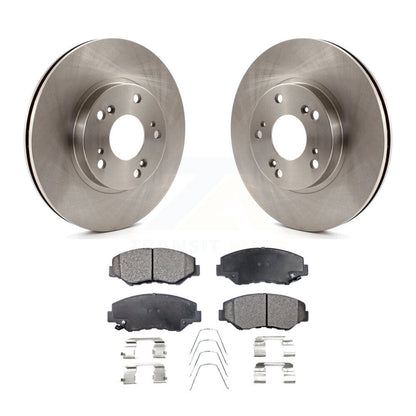 Kit de disques de frein à disque avant et plaquettes semi-métalliques pour Honda CR-V 2002-2004