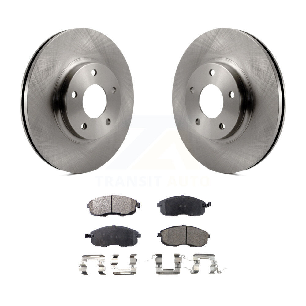 Rotors de frein avant et kit de plaquettes semi-métalliques pour Nissan Altima Maxima INFINITI I3