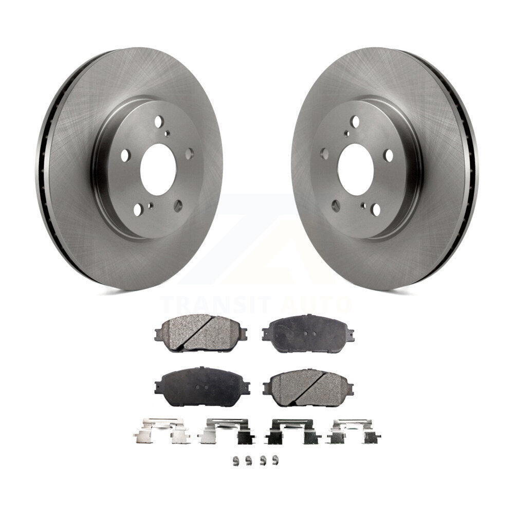 Rotors de frein avant et Kit de plaquettes semi-métalliques pour Toyota Sienna Camry Solara Avalo