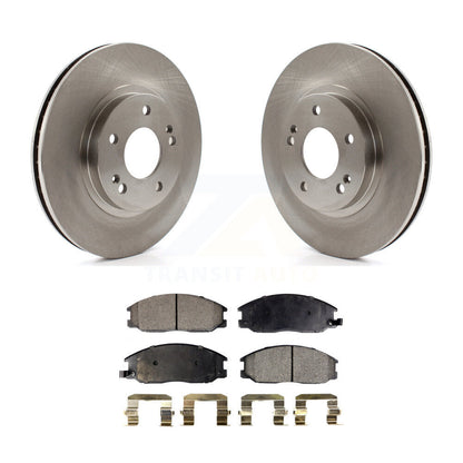 Kit de disques de frein à disque avant et plaquettes semi-métalliques pour Hyundai Santa Fe