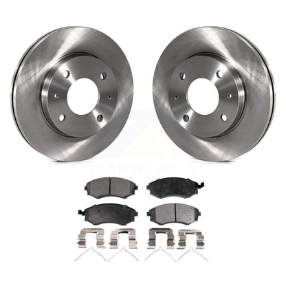 Rotors de frein avant et Kit de plaquettes semi-métalliques pour Hyundai Elantra Sonata Kia Optim