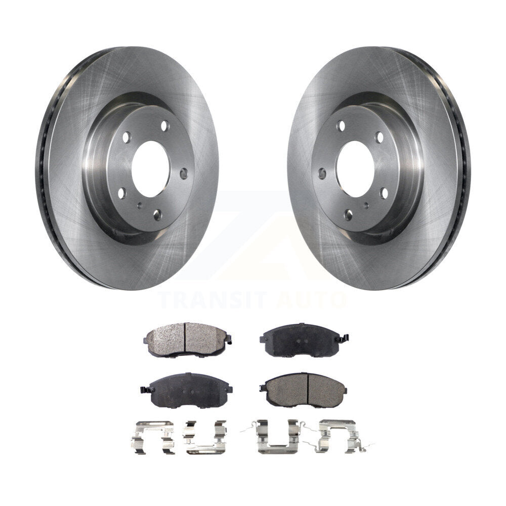 Kit de disques de frein à disque avant et plaquettes semi-métalliques pour INFINITI G35 Nissan 350Z