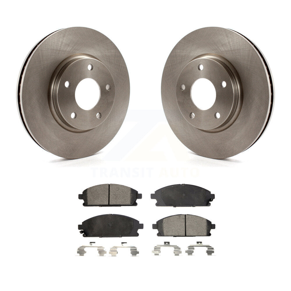 Kit de disques de frein à disque avant et plaquettes semi-métalliques pour Nissan Quest 2004-2009