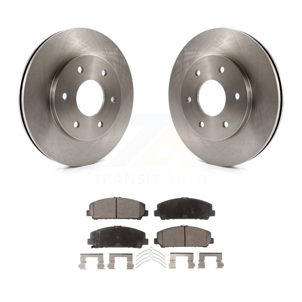 Kit de disques de frein à disque avant et plaquettes semi-métalliques pour INFINITI QX56 K8F-100394