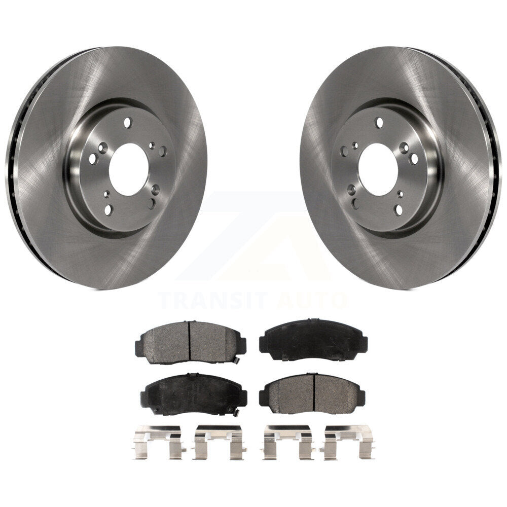 Kit de plaquettes semi-métalliques de Rotor de frein à disque avant, pour transmission automatique Acura TL