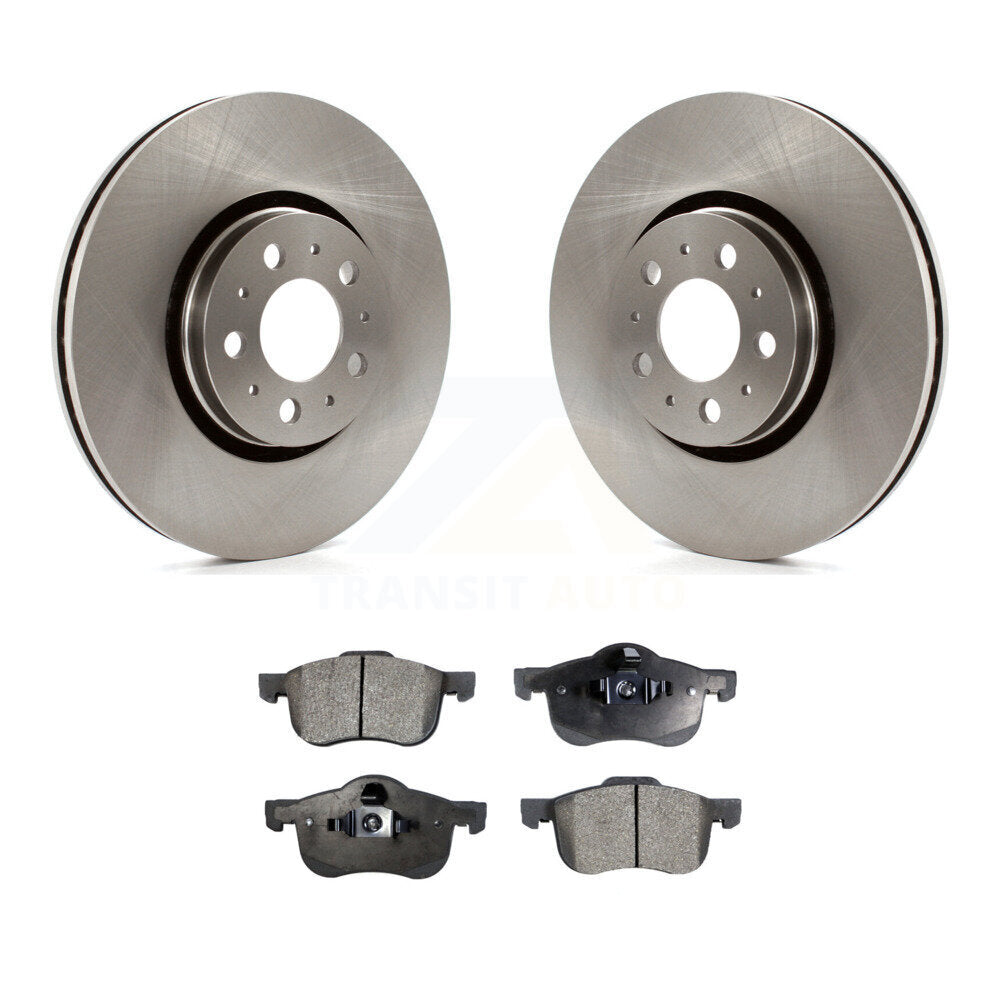 Kit de disques de frein à disque avant et plaquettes semi-métalliques pour Volvo S60 K8F-100403