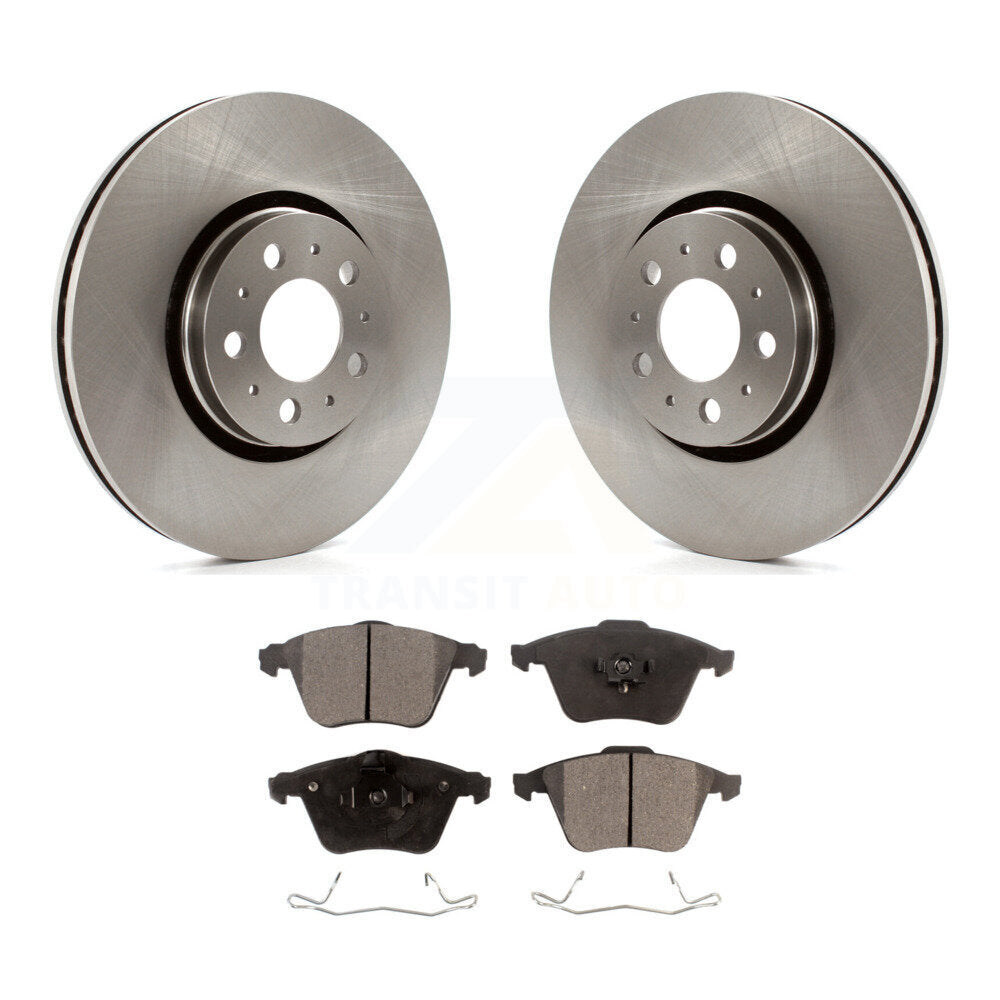 Kit de disques de frein à disque avant et plaquettes semi-métalliques pour Volvo XC90 K8F-100404