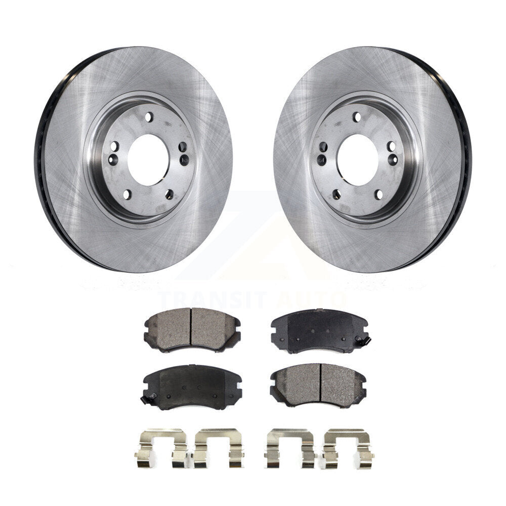 Kit de rotors de frein à disque avant et plaquettes semi-métalliques pour Hyundai Azera Kia Amanti