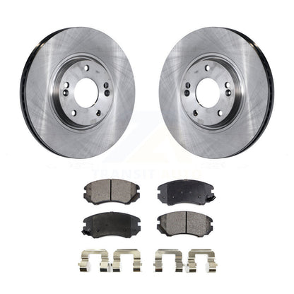 Kit de rotors de frein à disque avant et plaquettes semi-métalliques pour Hyundai Azera Kia Amanti
