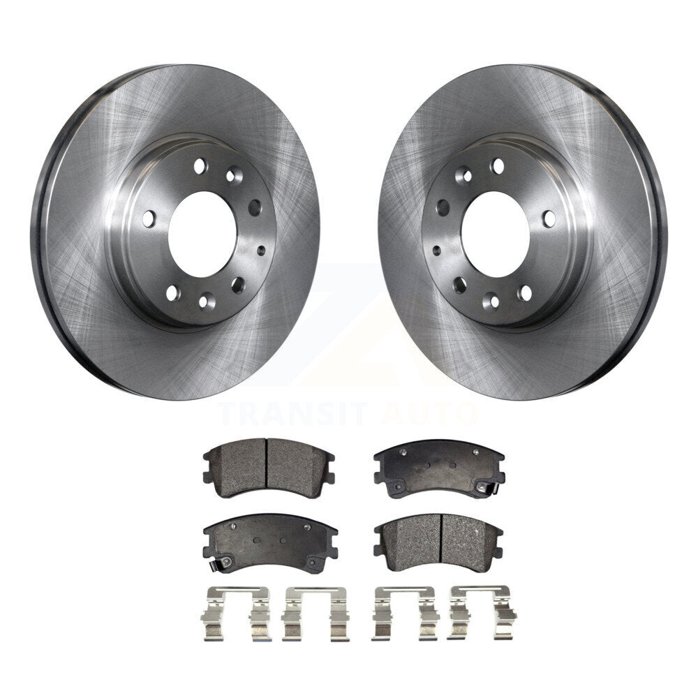 Kit de disques de frein à disque avant et plaquettes semi-métalliques pour Mazda 6 2003-2005