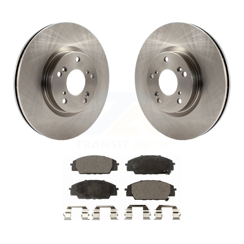 Kit de disques de frein à disque avant et plaquettes semi-métalliques pour Honda Civic Acura CSX RS