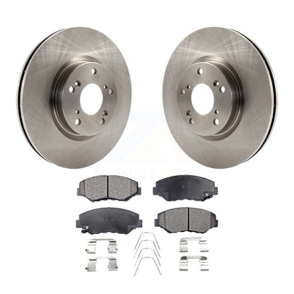Rotors de frein à disque avant et Kit de plaquettes semi-métalliques pour Honda Civic CR-V Acura IL