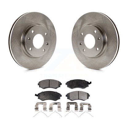 Kit de rotor de frein avant et de plaquettes semi-métalliques pour Hyundai Sonata Kia Optima Magenti