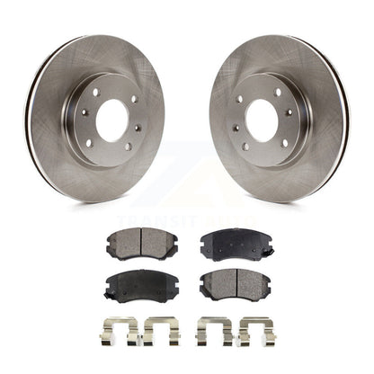 Kit de rotor de frein avant et de plaquettes semi-métalliques pour Hyundai Sonata Kia Optima Magenti