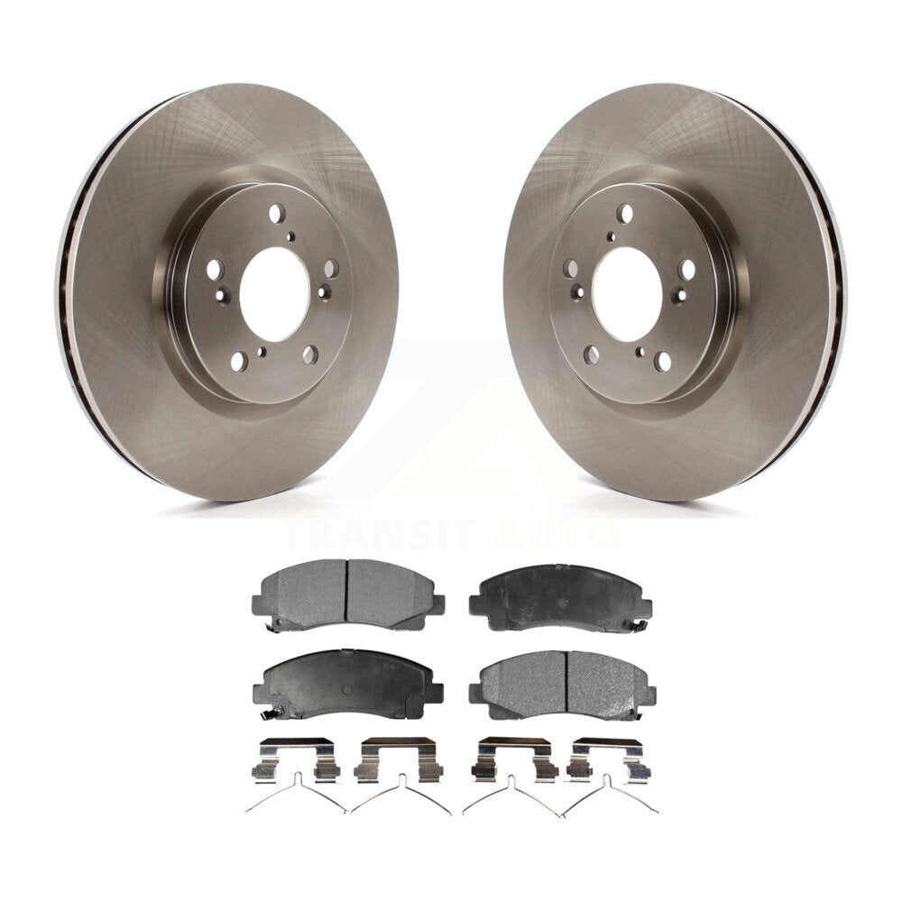 Kit de disques de frein à disque avant et plaquettes semi-métalliques pour Honda Ridgelin 2006-2014