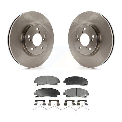 Kit de disques de frein à disque avant et plaquettes semi-métalliques pour Honda Ridgelin 2006-2014