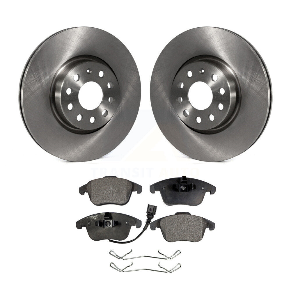 Kit de rotor de frein avant et de plaquettes semi-métalliques pour Volkswagen Tiguan Passat Audi Q