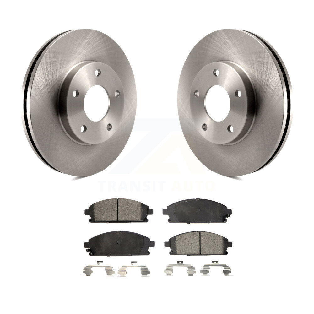Kit de disques de frein à disque avant et plaquettes semi-métalliques pour Nissan X-Trail 2004-2006