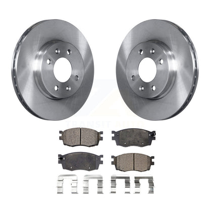 Kit de rotor de frein à disque avant et de plaquettes semi-métalliques pour Hyundai Accent Kia Rio Rio