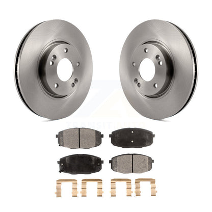 Kit de rotors de frein à disque avant et plaquettes semi-métalliques pour Kia Forte Koup Forte5