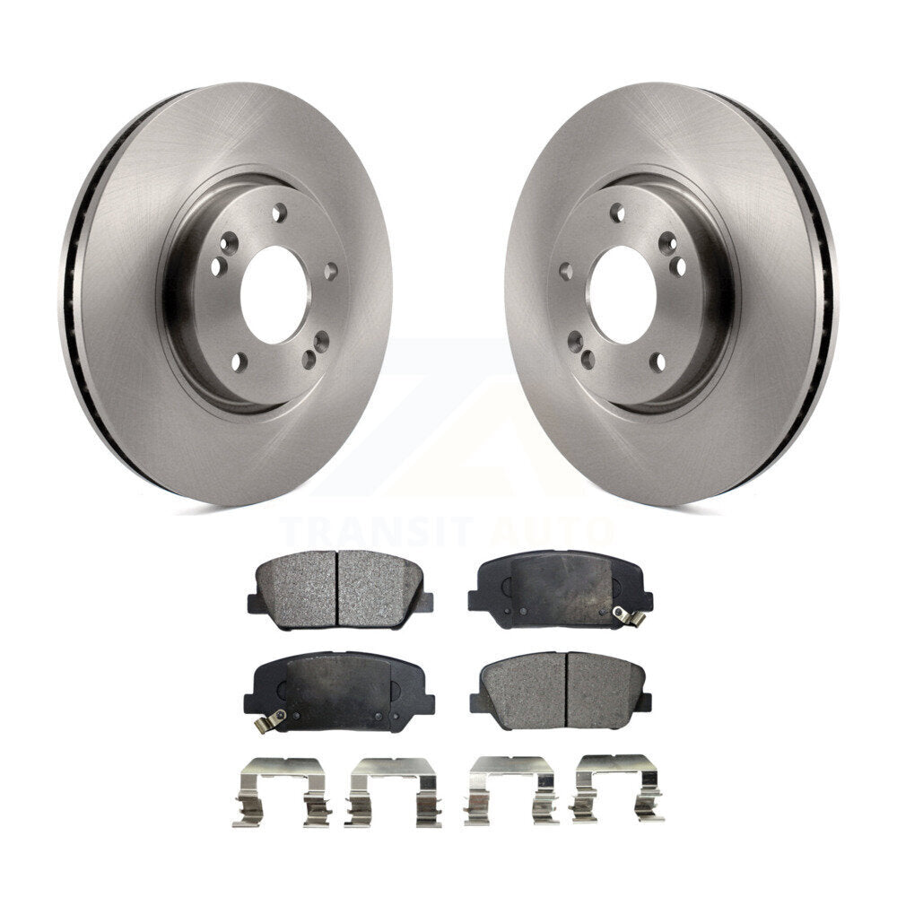 Kit de plaquettes de frein semi-métalliques pour Rotors de frein avant, pour Hyundai Veloster Turbocharge 13-15