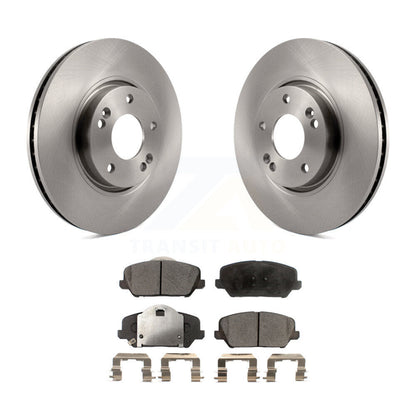 Kit de rotors de frein à disque avant et plaquettes semi-métalliques pour Kia Forte Forte5 Koup