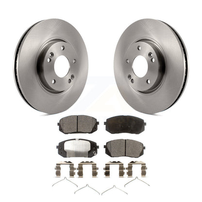 Kit de rotors de frein à disque avant et plaquettes semi-métalliques pour Hyundai Sonata K8F-10045