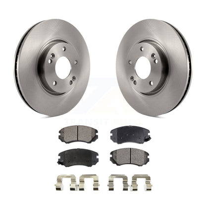 Rotor de frein à disque avant et Kit de plaquettes semi-métalliques pour Hyundai Sonata 3.3 2006 – 2010