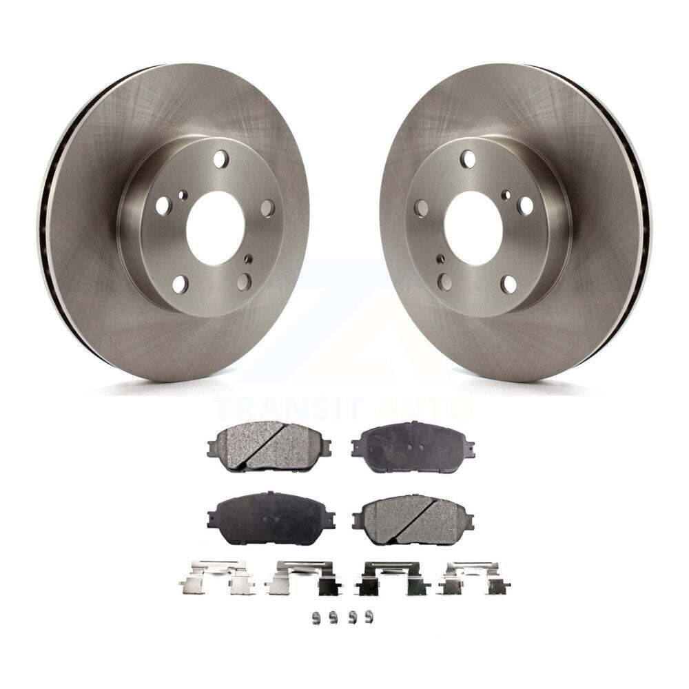 Kit de plaquettes semi-métalliques de Rotor de frein à disque avant pour Toyota Tacoma avec roue à 5 écrous