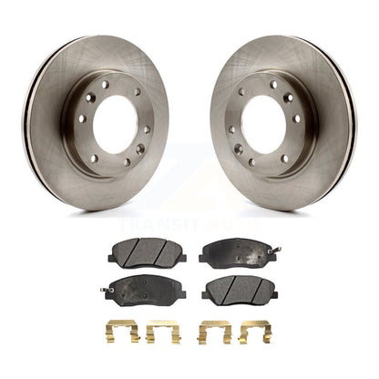 Rotors de frein à disque avant et Kit de plaquettes semi-métalliques pour Kia Sedona Hyundai Entourag
