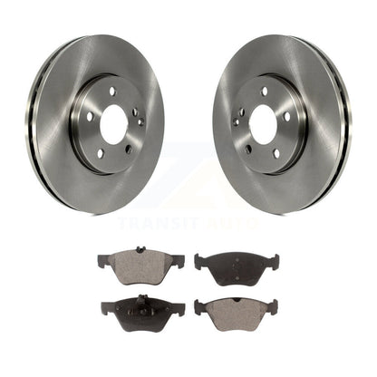 Rotors de frein à disque avant et Kit de plaquettes semi-métalliques pour Mercedes-Benz E350 E320 E30