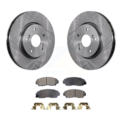 Kit de rotor de frein à disque avant et de plaquettes semi-métalliques pour Honda CR-V Acura RDX Accor