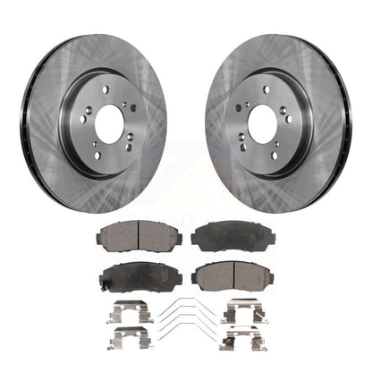 Kit de rotor de frein à disque avant et de plaquettes semi-métalliques pour Honda CR-V Crosstour Accor