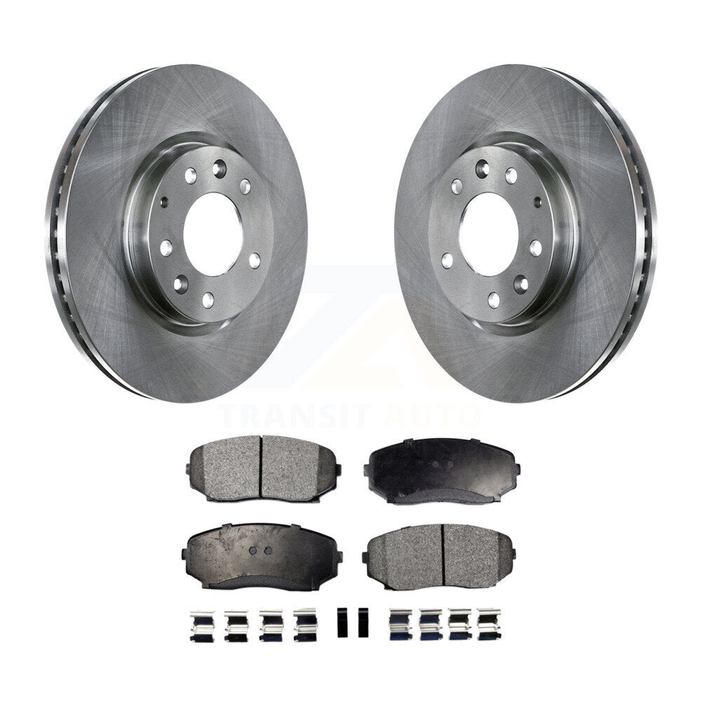 Kit de rotor de frein avant et de plaquettes semi-métalliques pour Mazda CX-7 Ford Edge Lincoln MK