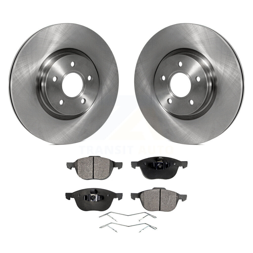 Kit de disques de frein à disque avant et plaquettes semi-métalliques pour Ford Transit Connect