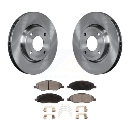 Kit de rotor de frein à disque avant et de plaquettes semi-métalliques pour Nissan Versa 4 roues AB 2008