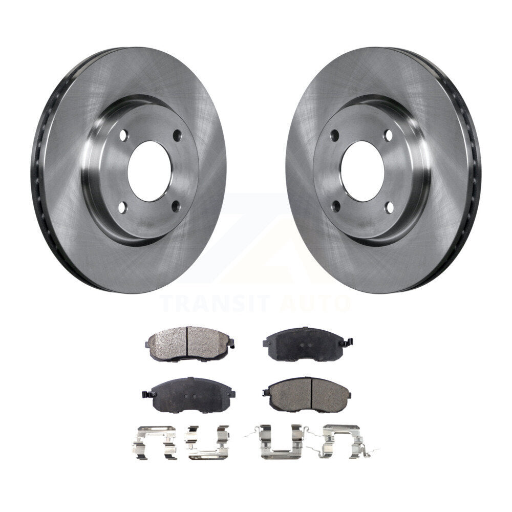 Kit de disques de frein à disque avant et plaquettes semi-métalliques pour Nissan Versa Sentra Cube
