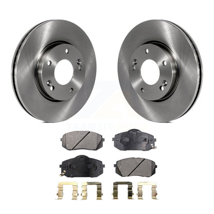 Kit de disques de frein à disque avant et plaquettes semi-métalliques pour Kia Rondo 2007-2009