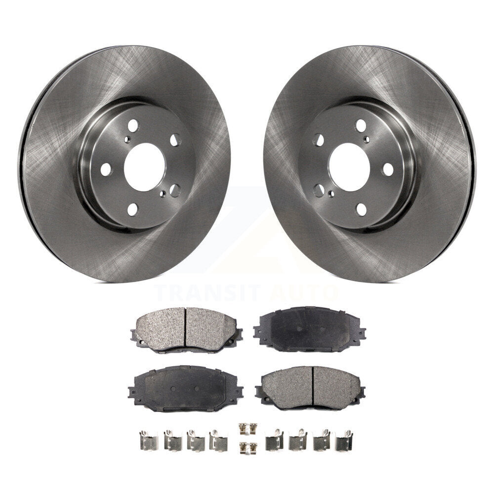 Kit de rotor de frein avant et de plaquettes semi-métalliques pour Toyota Corolla Matrix Pontiac Vib