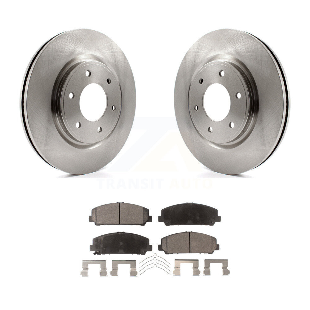 Rotors de frein avant et Kit de plaquettes semi-métalliques pour Nissan TITAN INFINITI Armada QX8