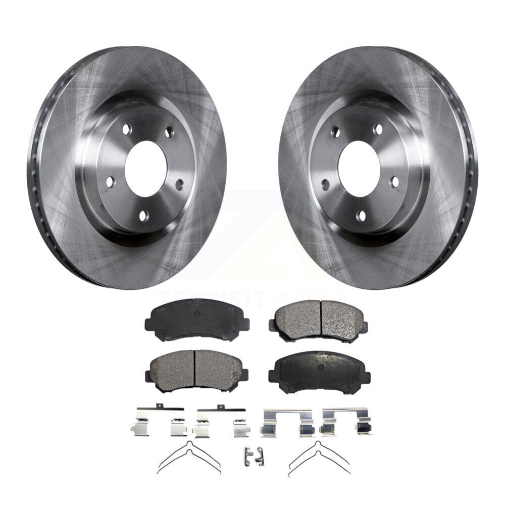 Kit de disques de frein à disque avant et plaquettes semi-métalliques pour Nissan Rogue Select
