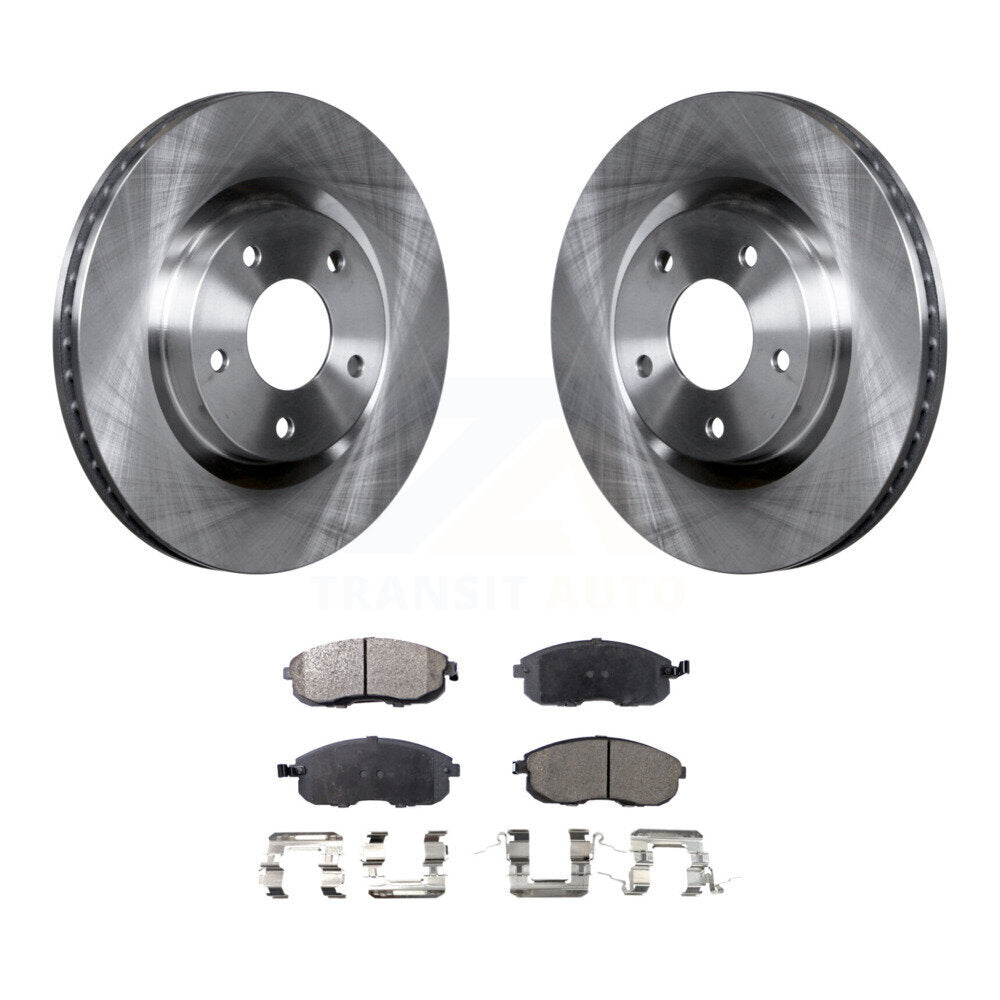 Rotors de frein à disque avant et kit de plaquettes semi-métalliques pour Nissan Sentra SE-2007-2012