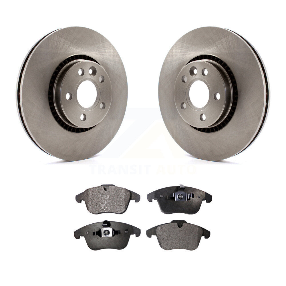 Kit de rotors de frein à disque avant et plaquettes semi-métalliques pour Land Rover LR2 2008-2015