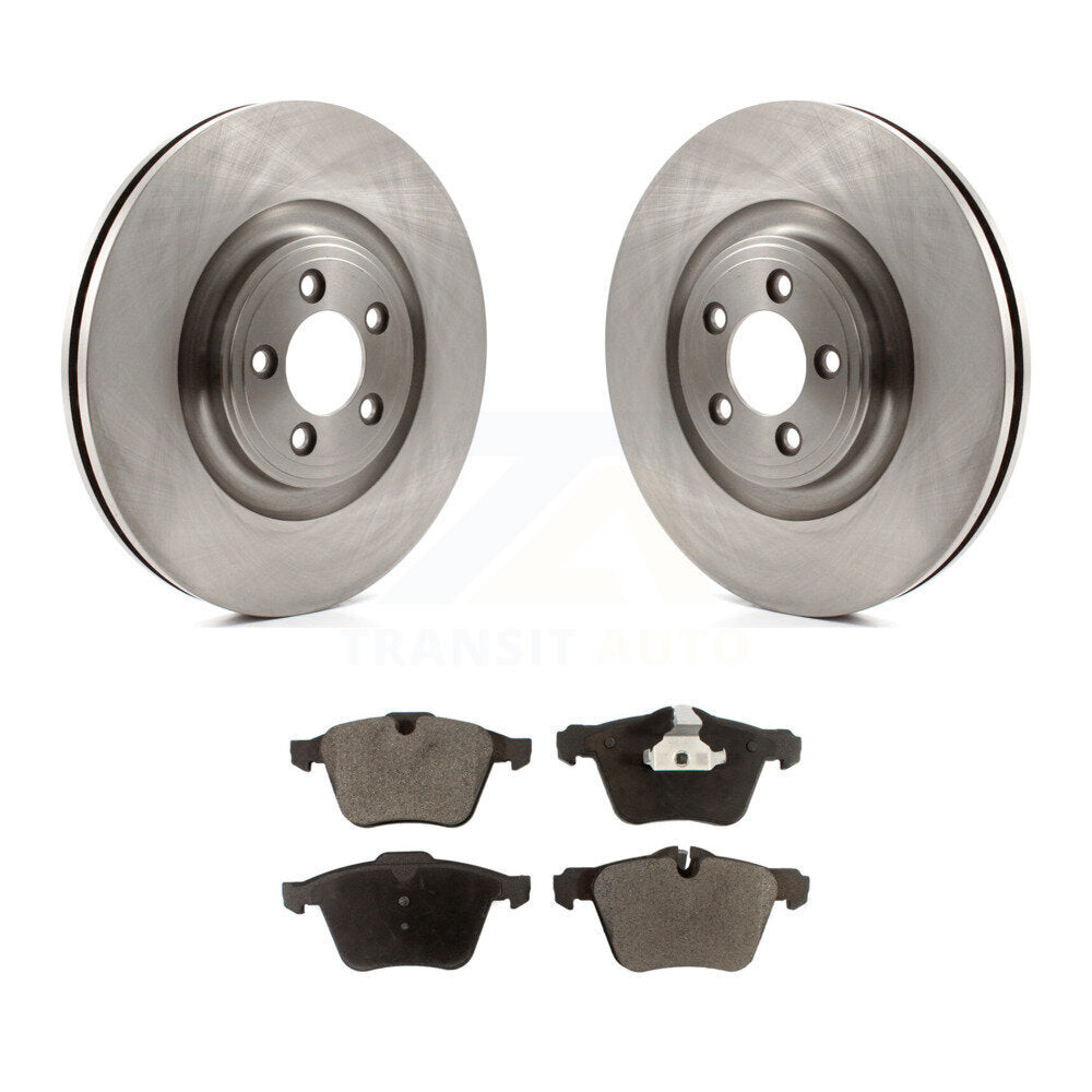 Kit de rotors de frein à disque avant et plaquettes semi-métalliques pour Jaguar XF XJ XKR XK