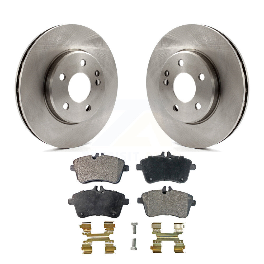 Rotors de frein à disque avant et kit de plaquettes semi-métalliques pour Mercedes-Benz B20 2006-2011