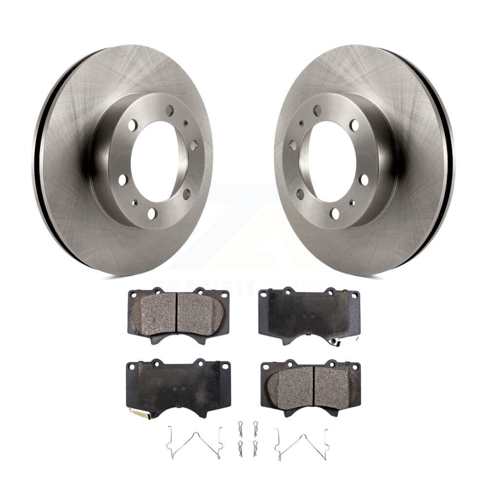 Kit de rotor de frein avant et de plaquettes semi-métalliques pour Toyota Tacoma 4Runner FJ Cruise