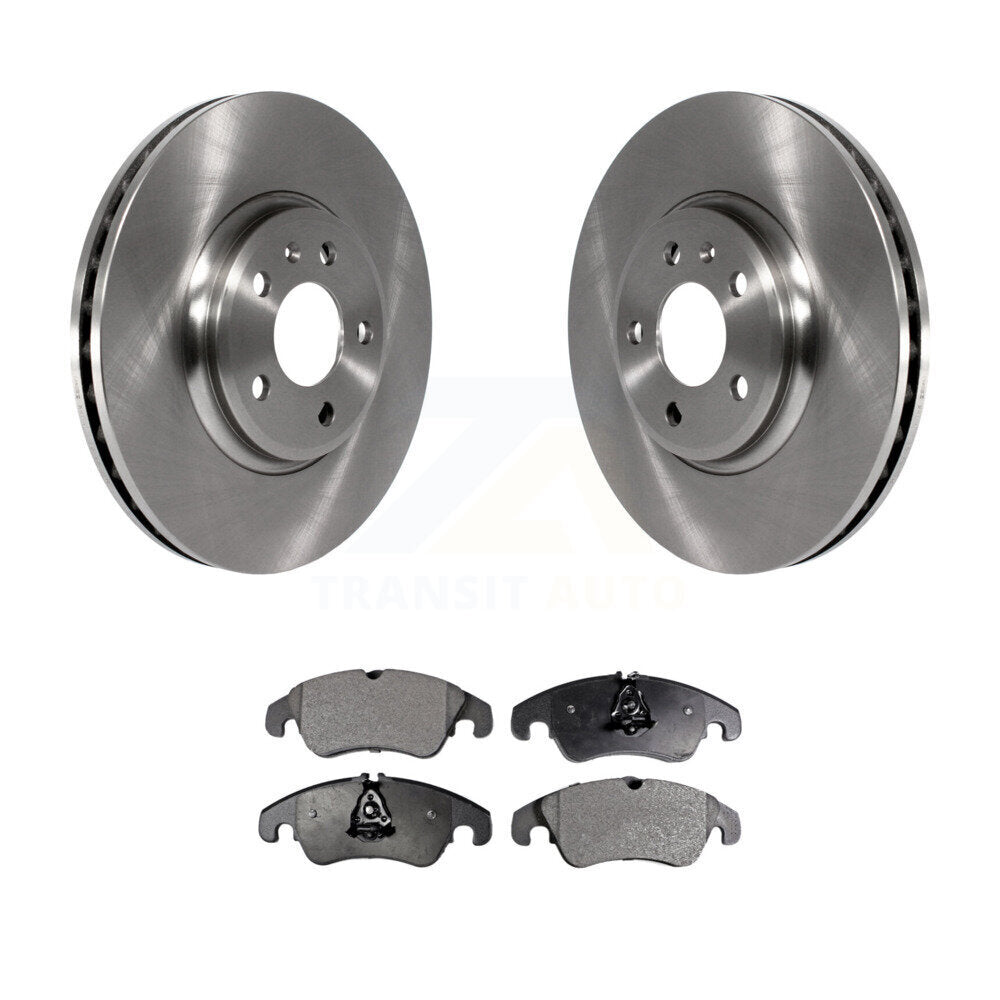 Rotor de frein à disque avant et Kit de plaquettes semi-métalliques pour Audi A4 Quattro Q5 A5 allroa