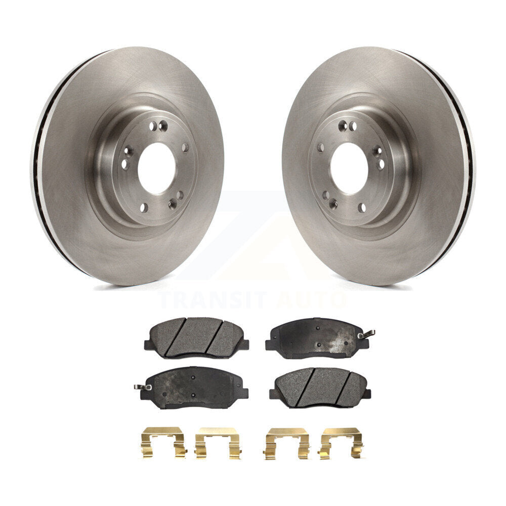 Kit de disques de frein à disque avant et plaquettes semi-métalliques pour Hyundai Genesis 3.8 2012