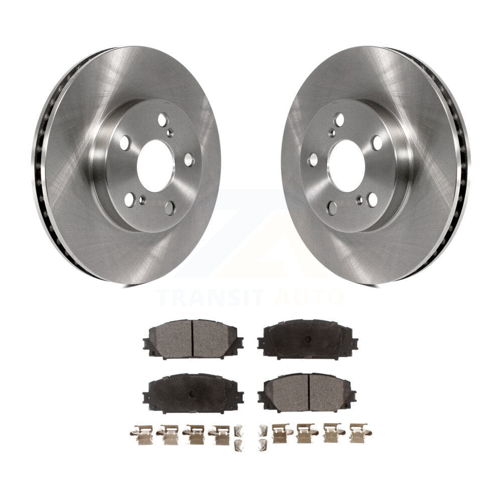 Rotors de frein avant et Kit de plaquettes semi-métalliques pour Toyota Prius Lexus CT200h Plug-I